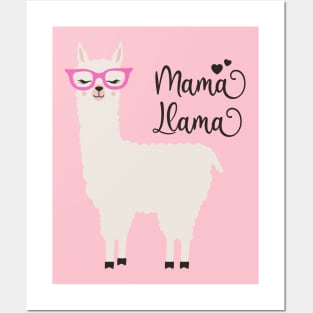 Mama llama Posters and Art